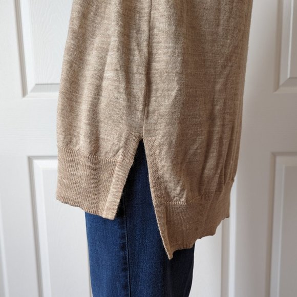 Badgley Mischka 100% Merino Wool Crew Neck Knit Sweater Size L - Picture 6 of 11
